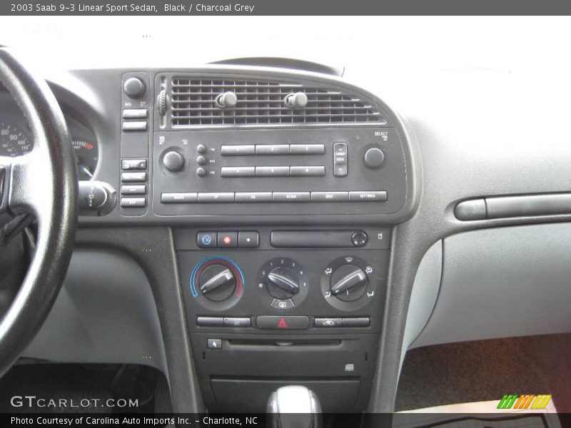 Black / Charcoal Grey 2003 Saab 9-3 Linear Sport Sedan