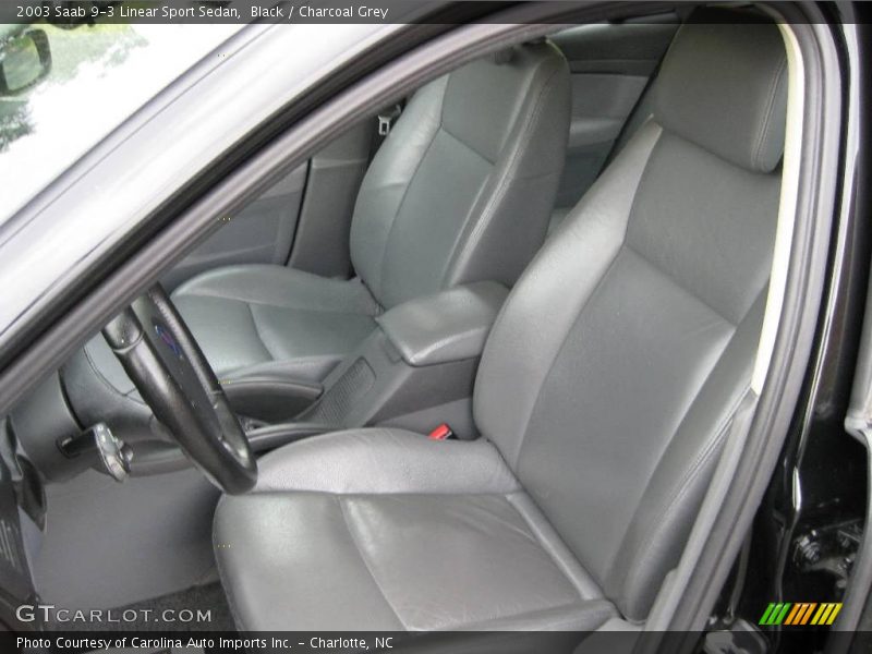 Black / Charcoal Grey 2003 Saab 9-3 Linear Sport Sedan
