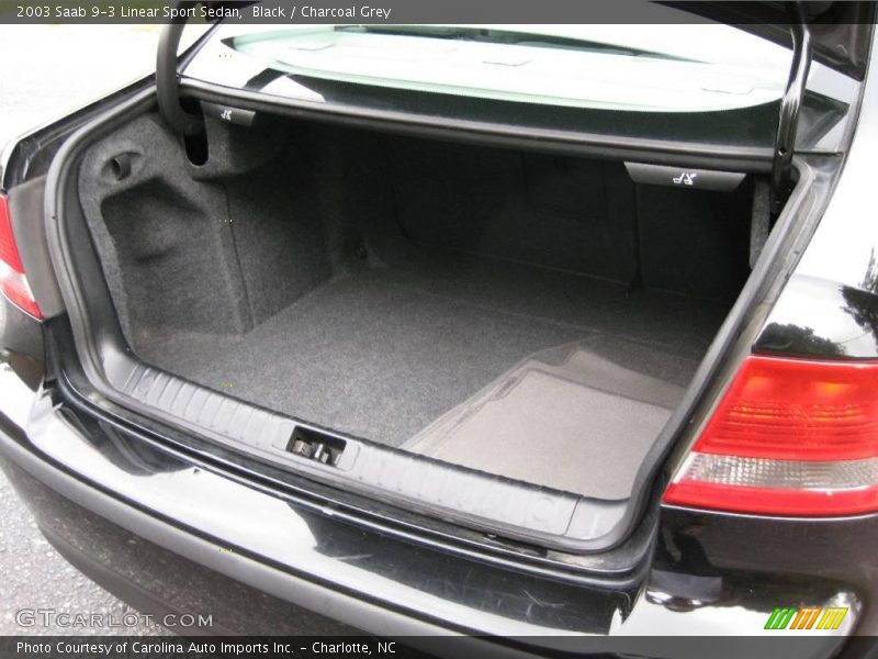 Black / Charcoal Grey 2003 Saab 9-3 Linear Sport Sedan