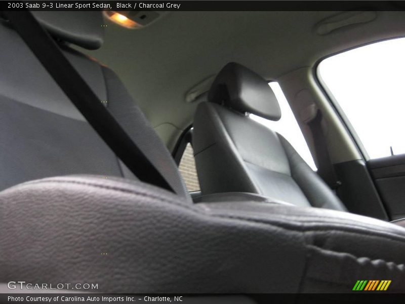 Black / Charcoal Grey 2003 Saab 9-3 Linear Sport Sedan