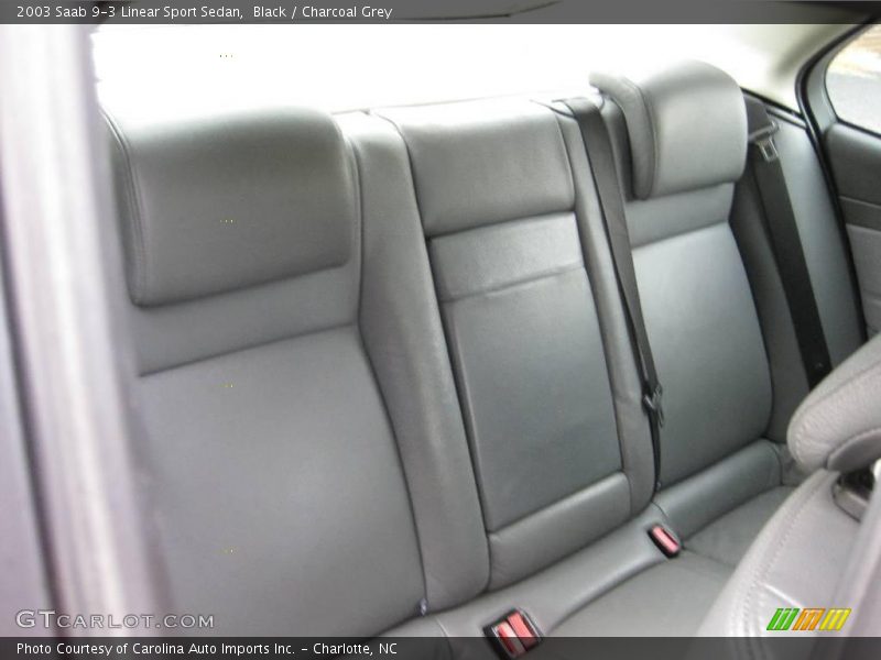 Black / Charcoal Grey 2003 Saab 9-3 Linear Sport Sedan