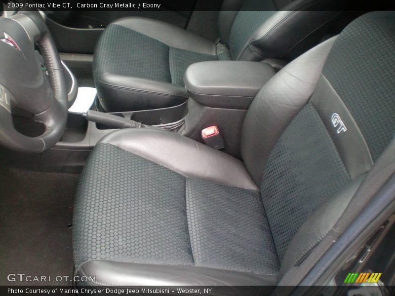 Carbon Gray Metallic / Ebony 2009 Pontiac Vibe GT