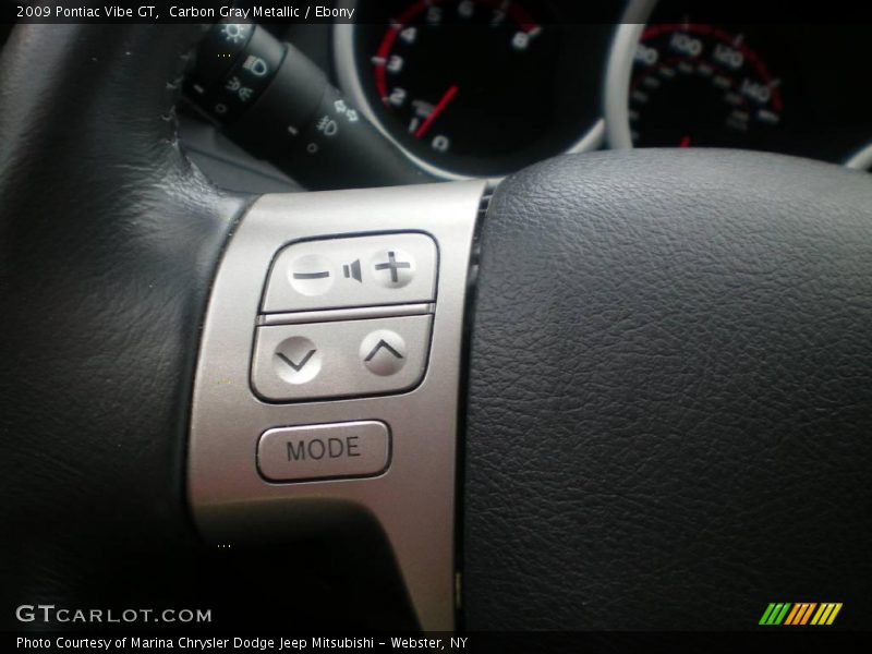Carbon Gray Metallic / Ebony 2009 Pontiac Vibe GT