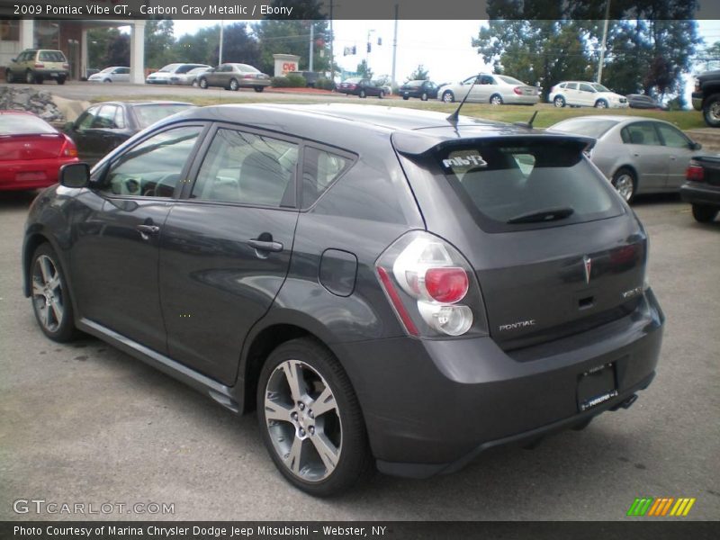 Carbon Gray Metallic / Ebony 2009 Pontiac Vibe GT