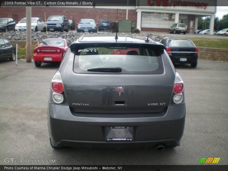 Carbon Gray Metallic / Ebony 2009 Pontiac Vibe GT