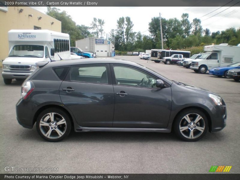 Carbon Gray Metallic / Ebony 2009 Pontiac Vibe GT