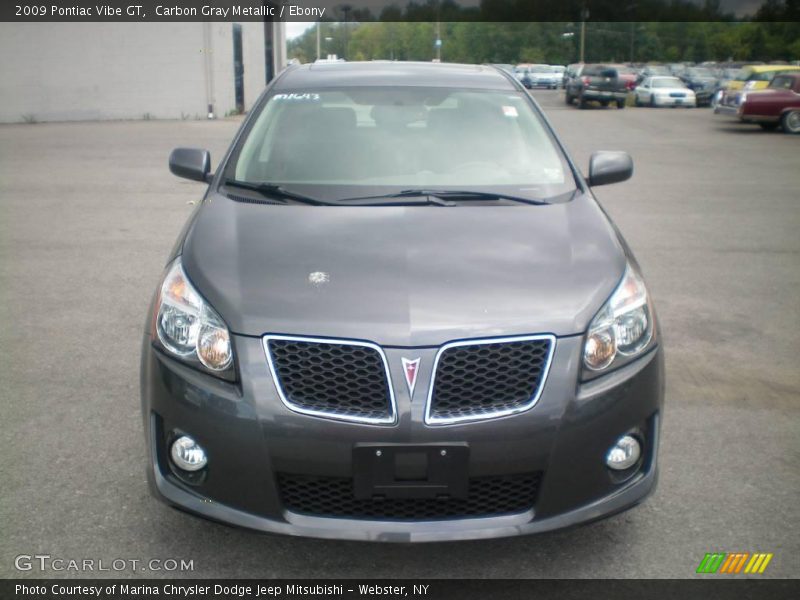 Carbon Gray Metallic / Ebony 2009 Pontiac Vibe GT