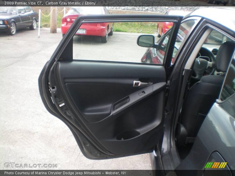 Carbon Gray Metallic / Ebony 2009 Pontiac Vibe GT