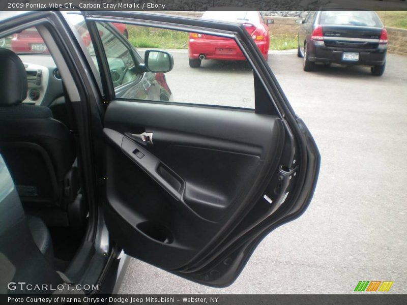 Carbon Gray Metallic / Ebony 2009 Pontiac Vibe GT