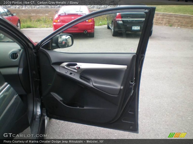 Carbon Gray Metallic / Ebony 2009 Pontiac Vibe GT