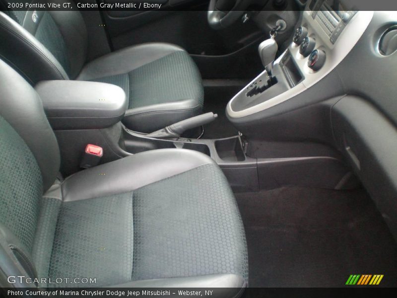 Carbon Gray Metallic / Ebony 2009 Pontiac Vibe GT