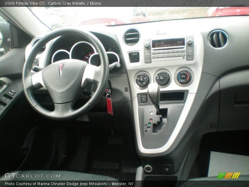 Carbon Gray Metallic / Ebony 2009 Pontiac Vibe GT