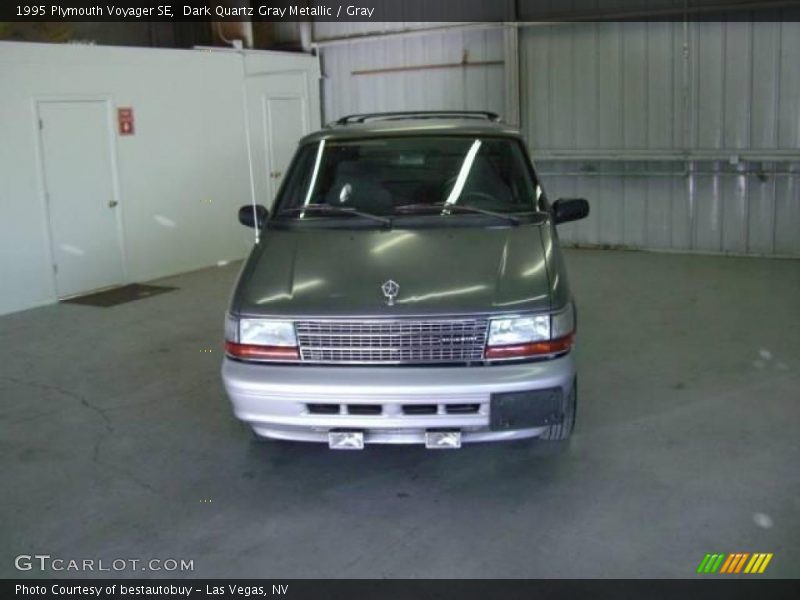 Dark Quartz Gray Metallic / Gray 1995 Plymouth Voyager SE