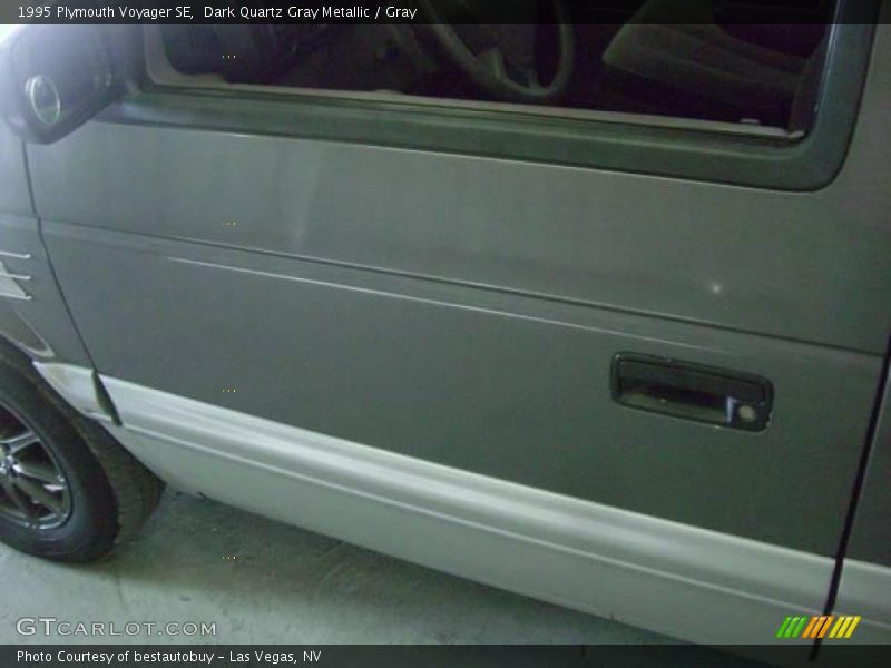 Dark Quartz Gray Metallic / Gray 1995 Plymouth Voyager SE