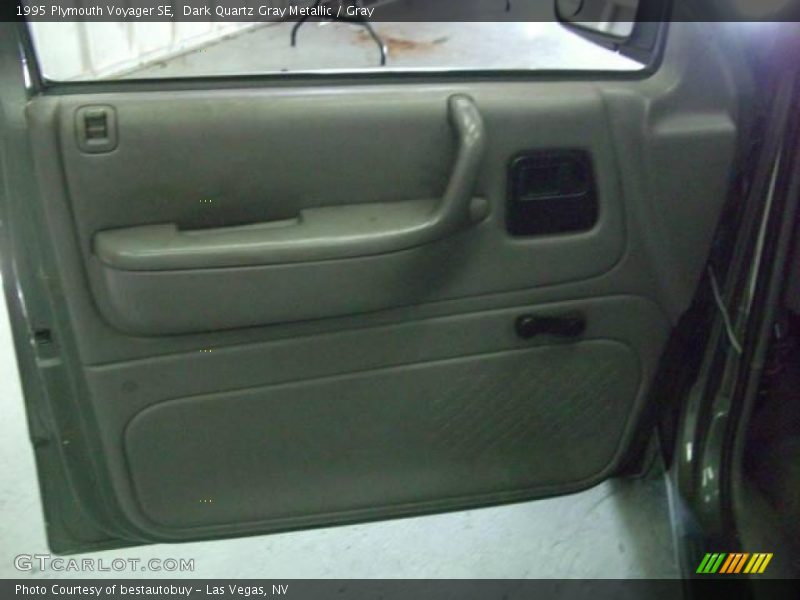 Dark Quartz Gray Metallic / Gray 1995 Plymouth Voyager SE