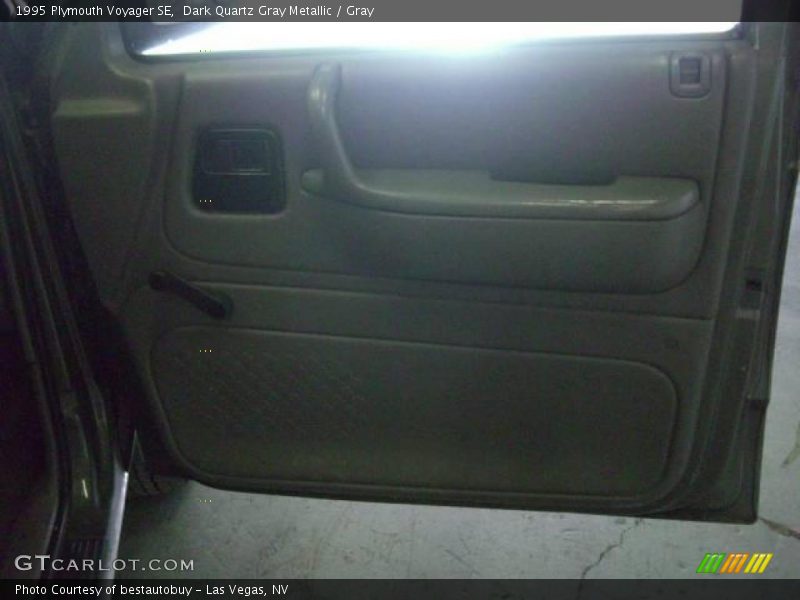 Dark Quartz Gray Metallic / Gray 1995 Plymouth Voyager SE