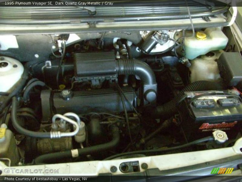 Dark Quartz Gray Metallic / Gray 1995 Plymouth Voyager SE