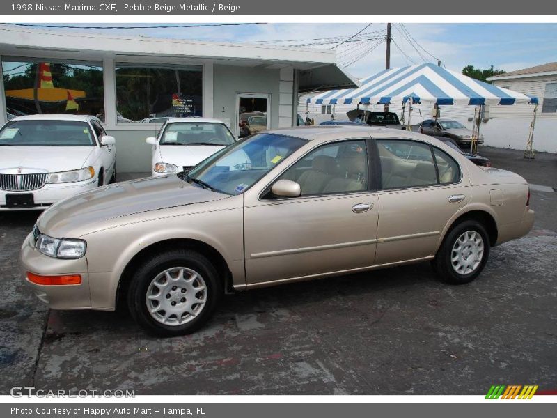 Pebble Beige Metallic / Beige 1998 Nissan Maxima GXE