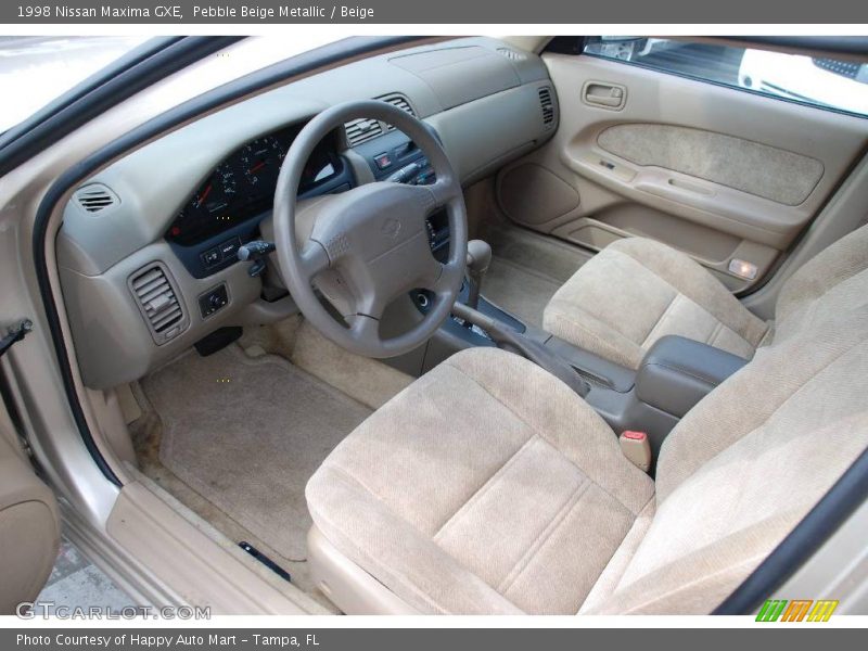 Pebble Beige Metallic / Beige 1998 Nissan Maxima GXE
