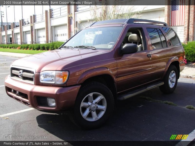 Burnt Copper Metallic / Beige 2003 Nissan Pathfinder SE 4x4