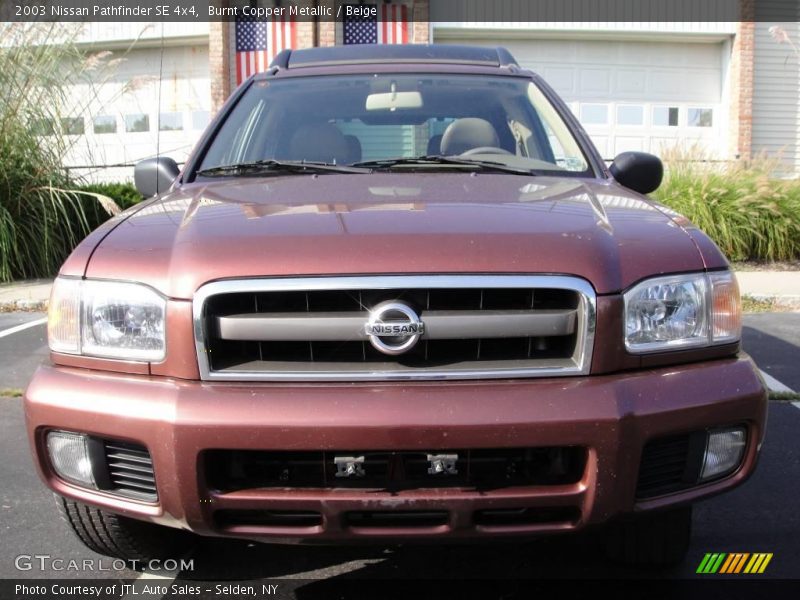 Burnt Copper Metallic / Beige 2003 Nissan Pathfinder SE 4x4
