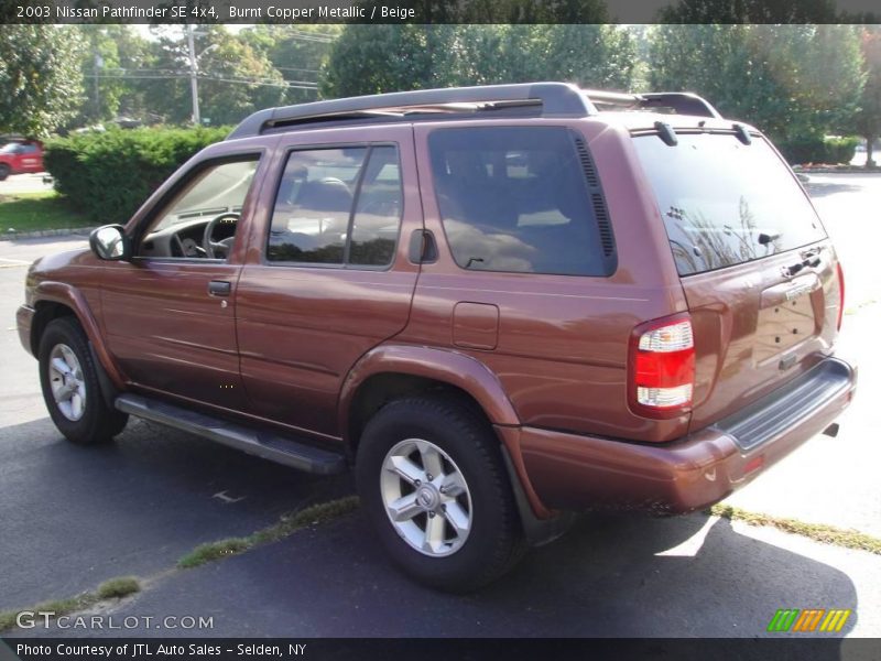 Burnt Copper Metallic / Beige 2003 Nissan Pathfinder SE 4x4