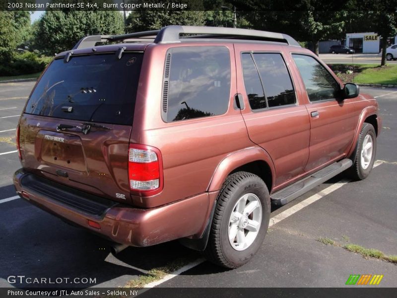 Burnt Copper Metallic / Beige 2003 Nissan Pathfinder SE 4x4