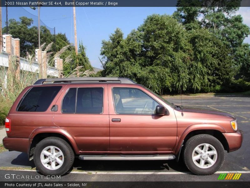 Burnt Copper Metallic / Beige 2003 Nissan Pathfinder SE 4x4