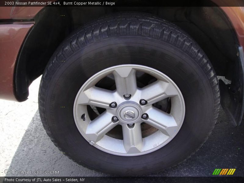 Burnt Copper Metallic / Beige 2003 Nissan Pathfinder SE 4x4