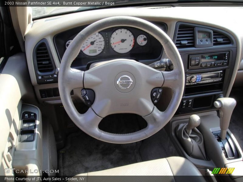 Burnt Copper Metallic / Beige 2003 Nissan Pathfinder SE 4x4