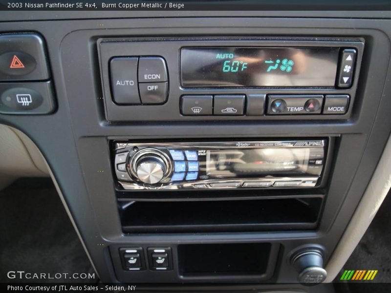 Burnt Copper Metallic / Beige 2003 Nissan Pathfinder SE 4x4