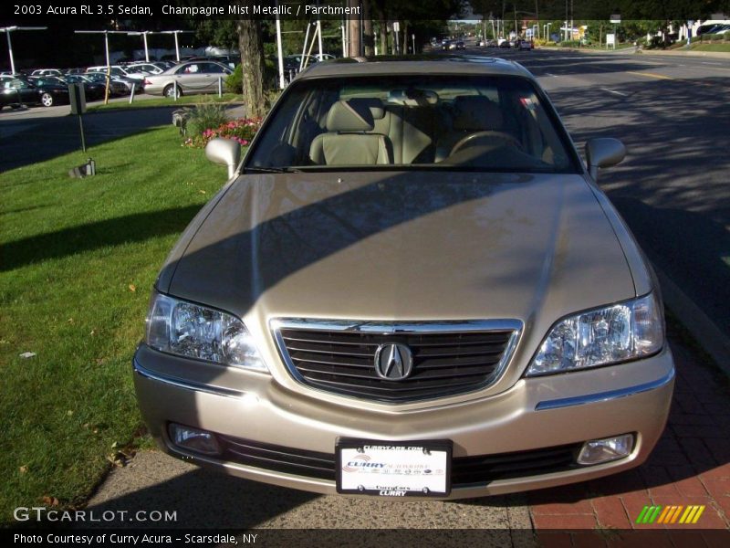 Champagne Mist Metallic / Parchment 2003 Acura RL 3.5 Sedan