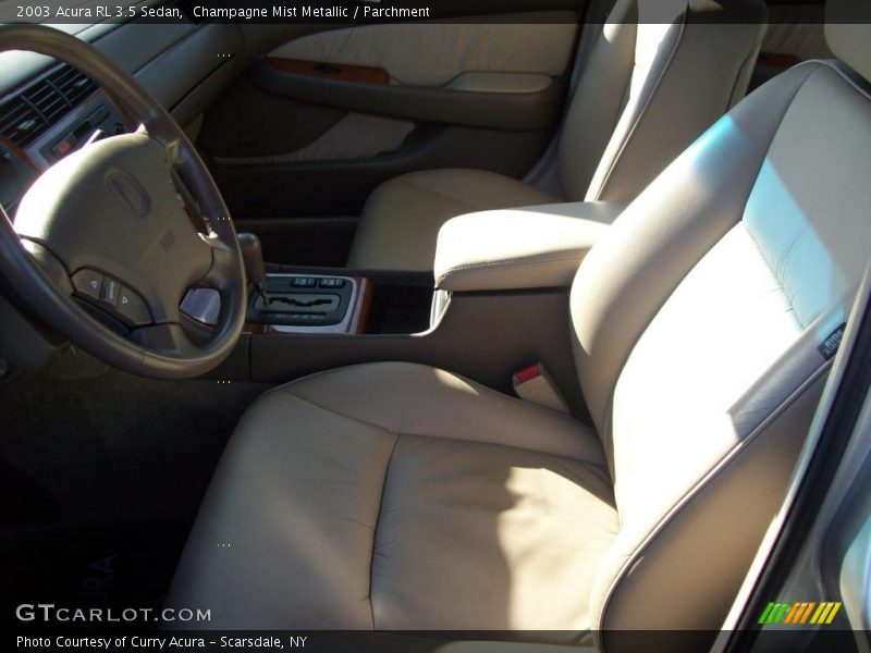 Champagne Mist Metallic / Parchment 2003 Acura RL 3.5 Sedan