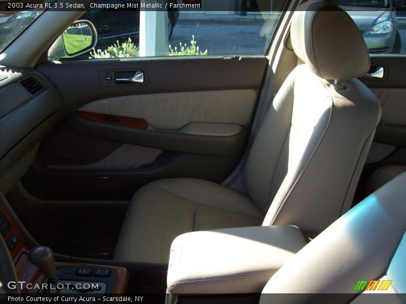 Champagne Mist Metallic / Parchment 2003 Acura RL 3.5 Sedan