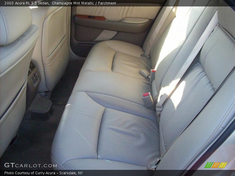 Champagne Mist Metallic / Parchment 2003 Acura RL 3.5 Sedan