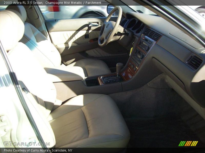 Champagne Mist Metallic / Parchment 2003 Acura RL 3.5 Sedan