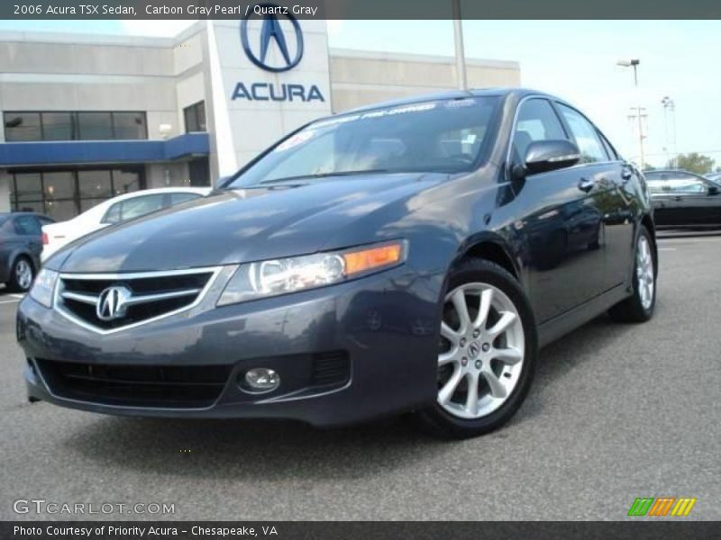 Carbon Gray Pearl / Quartz Gray 2006 Acura TSX Sedan