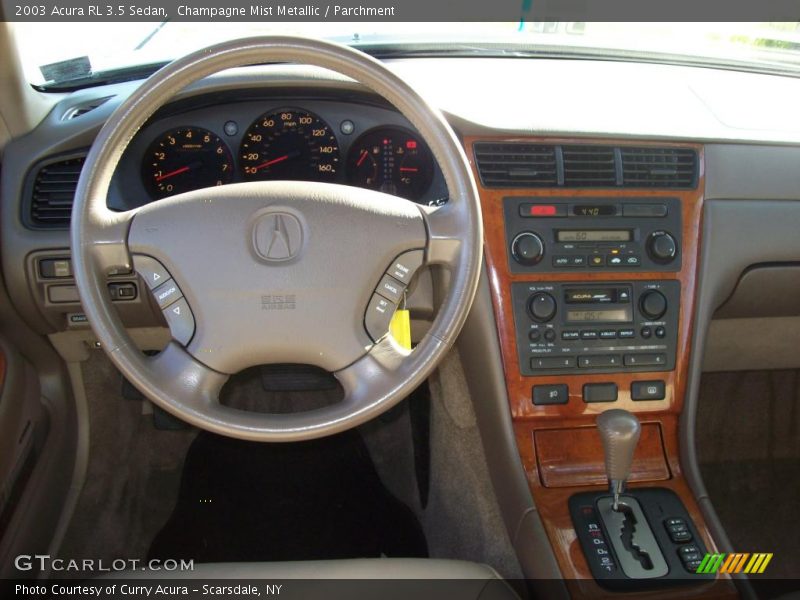 Champagne Mist Metallic / Parchment 2003 Acura RL 3.5 Sedan