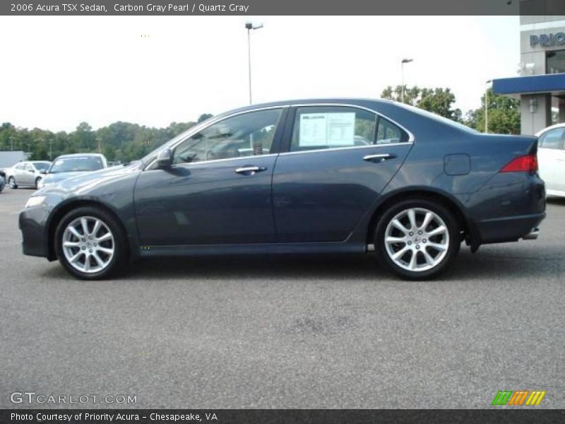 Carbon Gray Pearl / Quartz Gray 2006 Acura TSX Sedan