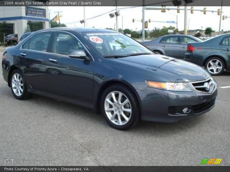 Carbon Gray Pearl / Quartz Gray 2006 Acura TSX Sedan