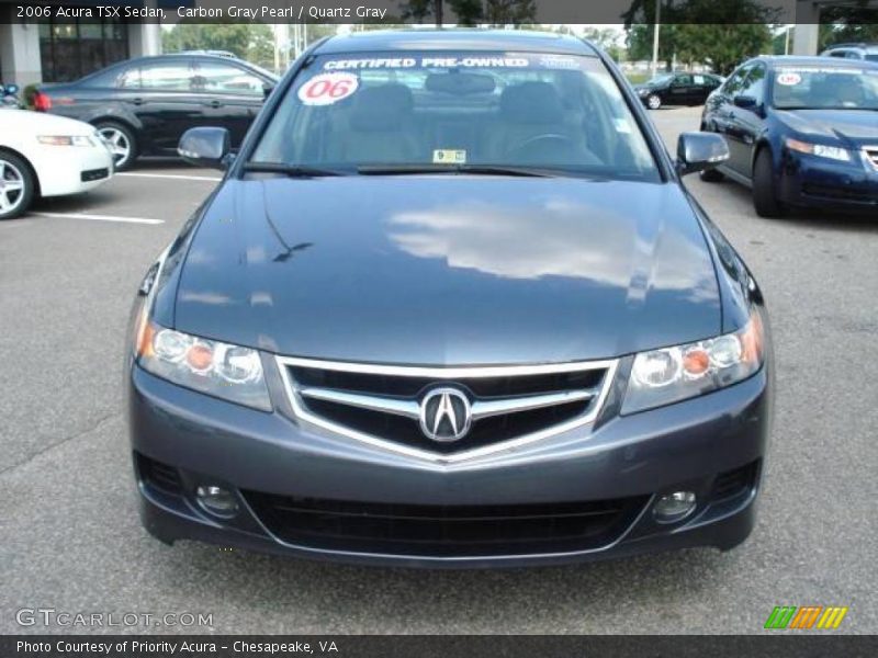 Carbon Gray Pearl / Quartz Gray 2006 Acura TSX Sedan