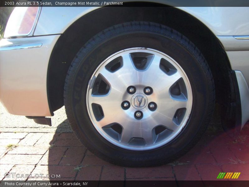 Champagne Mist Metallic / Parchment 2003 Acura RL 3.5 Sedan