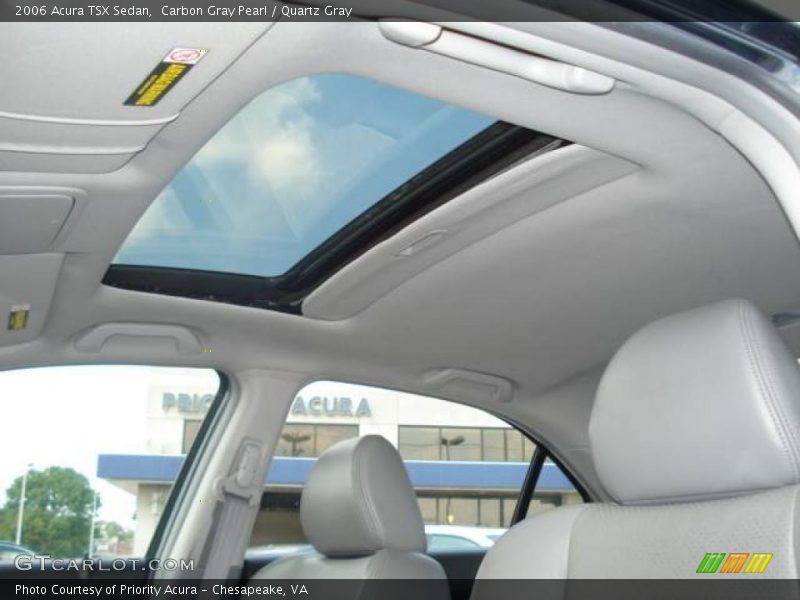 Carbon Gray Pearl / Quartz Gray 2006 Acura TSX Sedan