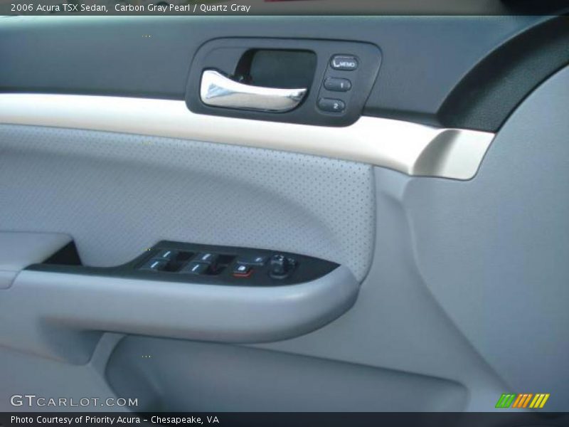 Carbon Gray Pearl / Quartz Gray 2006 Acura TSX Sedan