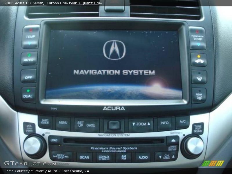 Carbon Gray Pearl / Quartz Gray 2006 Acura TSX Sedan