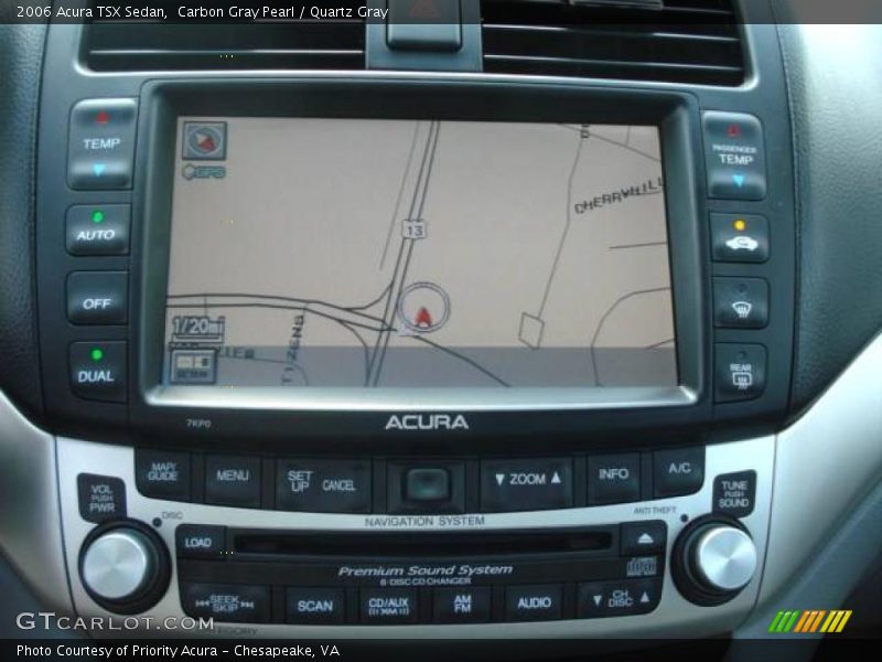 Carbon Gray Pearl / Quartz Gray 2006 Acura TSX Sedan