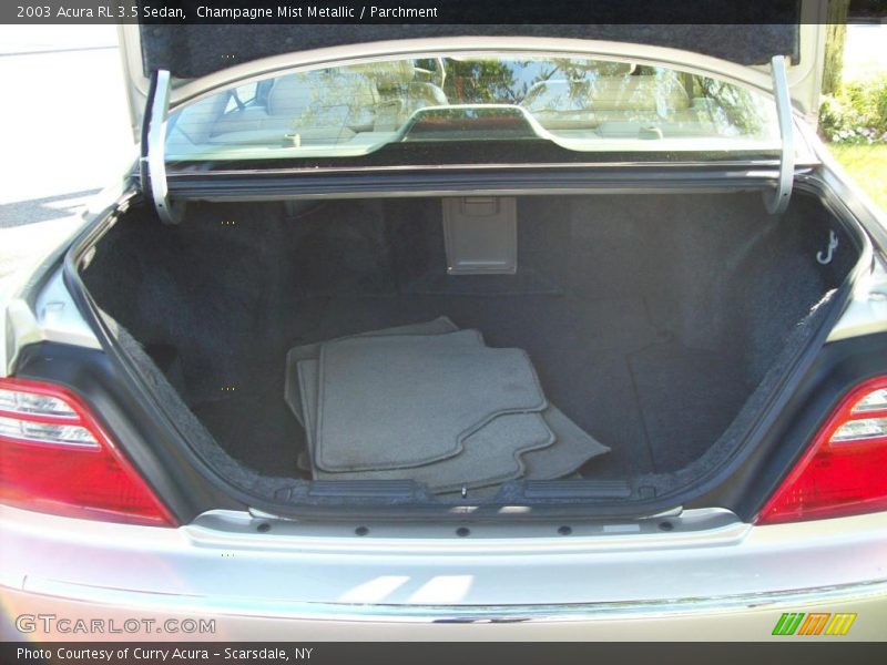 Champagne Mist Metallic / Parchment 2003 Acura RL 3.5 Sedan