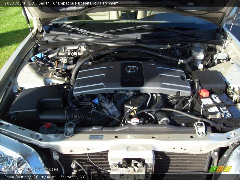 Champagne Mist Metallic / Parchment 2003 Acura RL 3.5 Sedan
