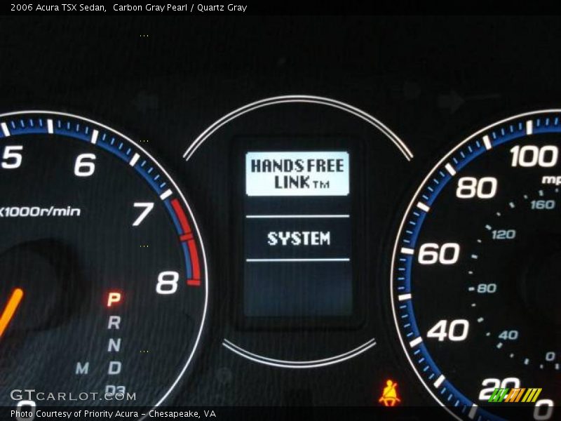Carbon Gray Pearl / Quartz Gray 2006 Acura TSX Sedan