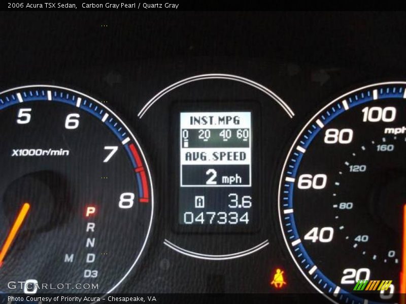 Carbon Gray Pearl / Quartz Gray 2006 Acura TSX Sedan